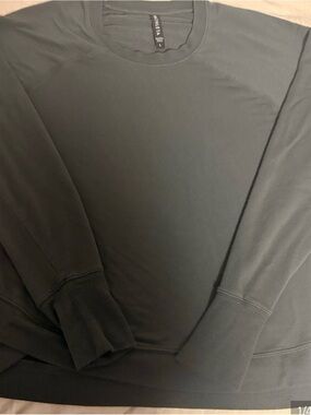 Athleta Crewneck Sweatshirt, Charcoal Black